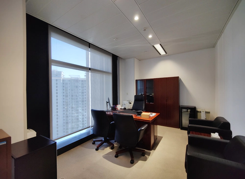 整层办公室,843.03㎡,极致江景,全落地窗